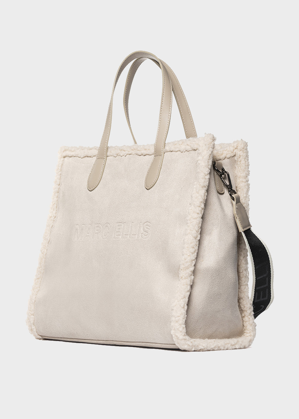 Buby Suede L Soft Handbag with Shoulder Strap