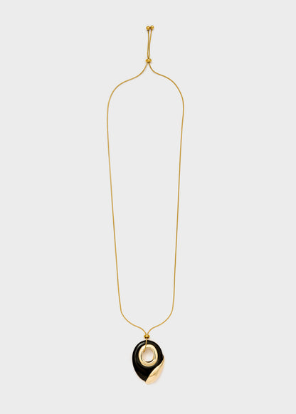 Collana Luna regolabile nero