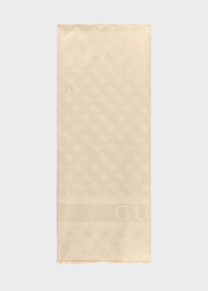Foulard Samantha con logo all over (70 x 180 cm)