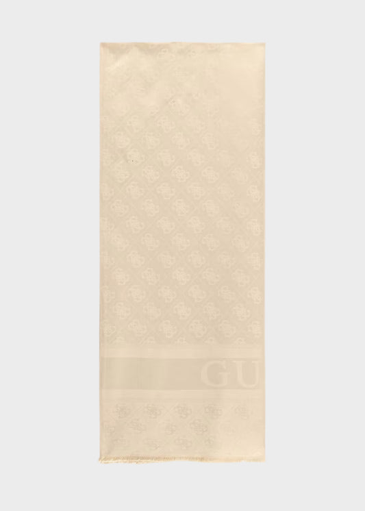 Foulard Samantha con logo all over (70 x 180 cm)