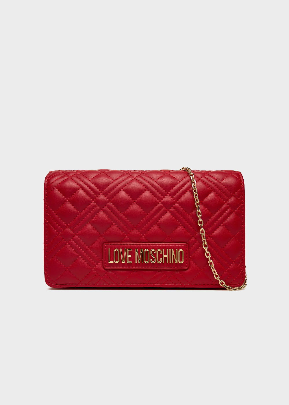 Borsa a tracolla con logo frontale