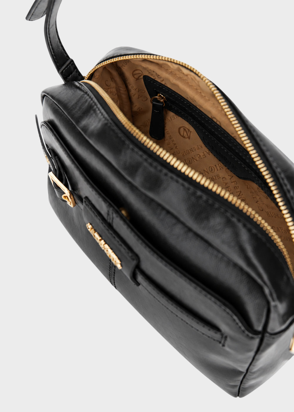 Borsa a tracolla con tasca frontale-4