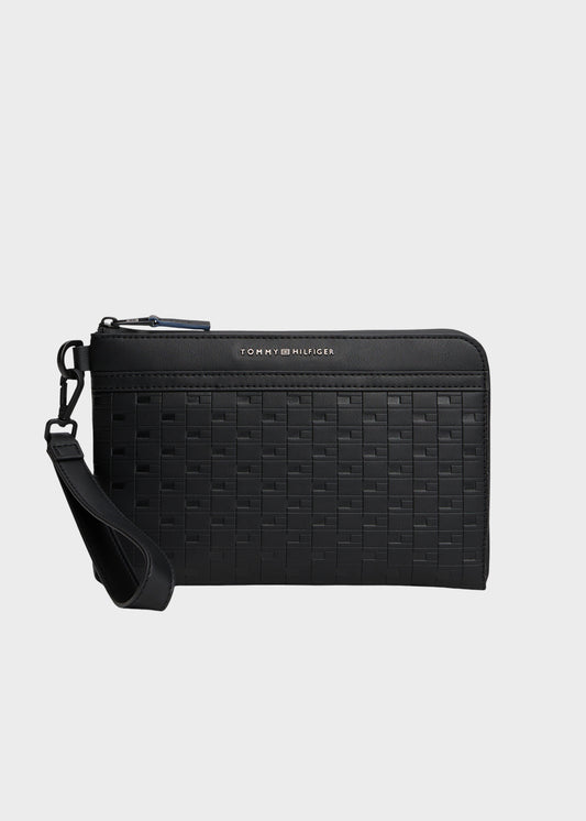 Pochette sottile TH Modern con manico da polso