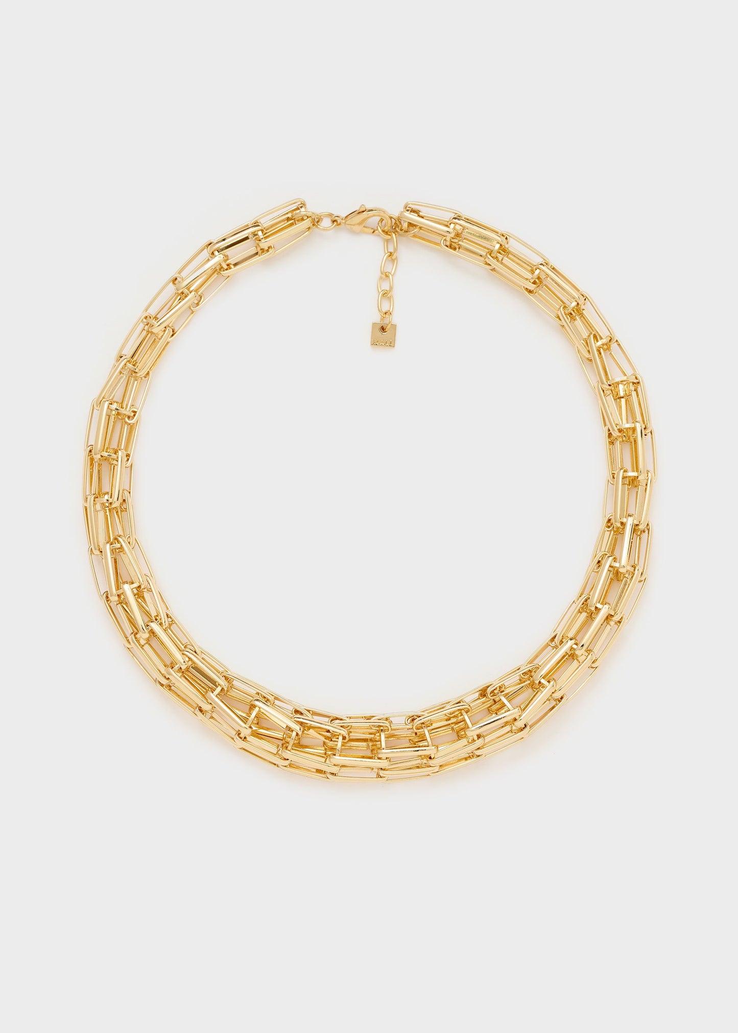 Collana Ludo in maglia tubolare over