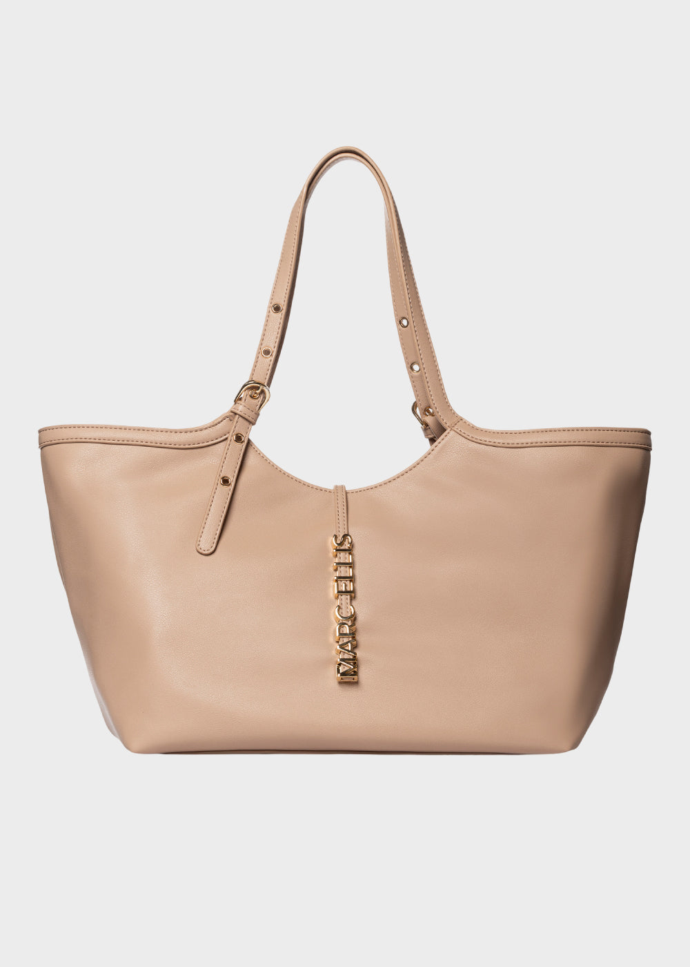 Borsa a spalla Scarlett Macro con logo metallico