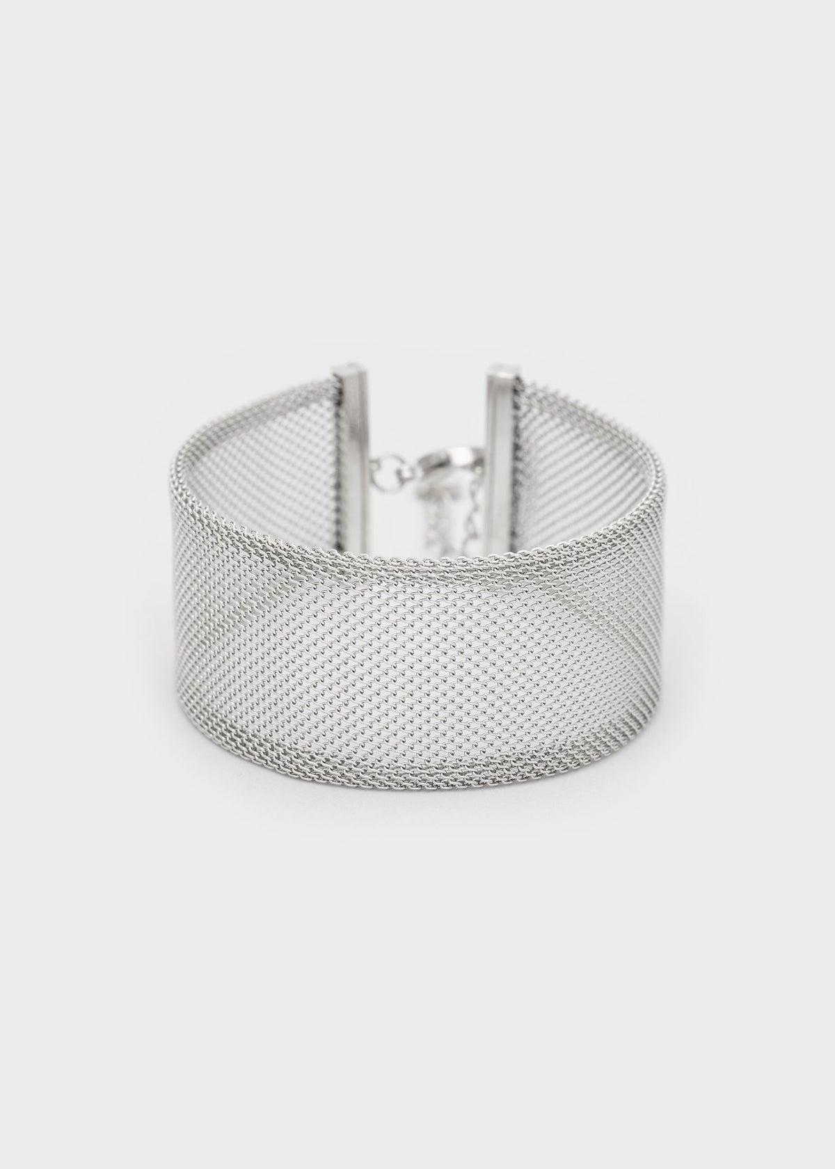Bracciale in acciaio in mesh