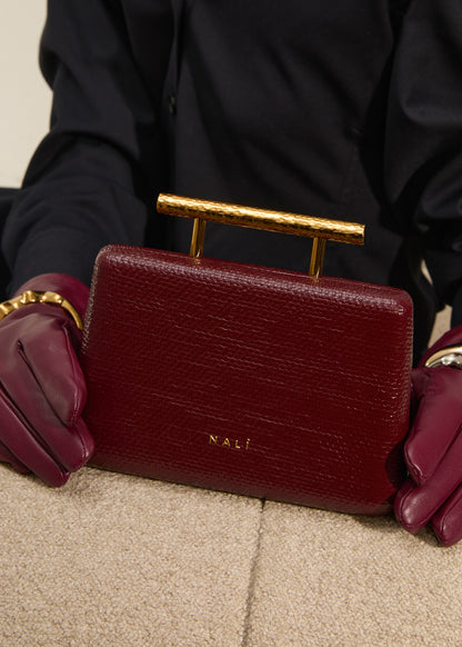 Printed Ivy Clutch