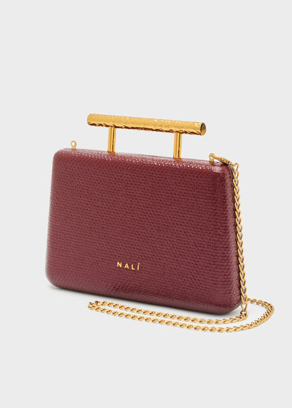 Printed Ivy Clutch
