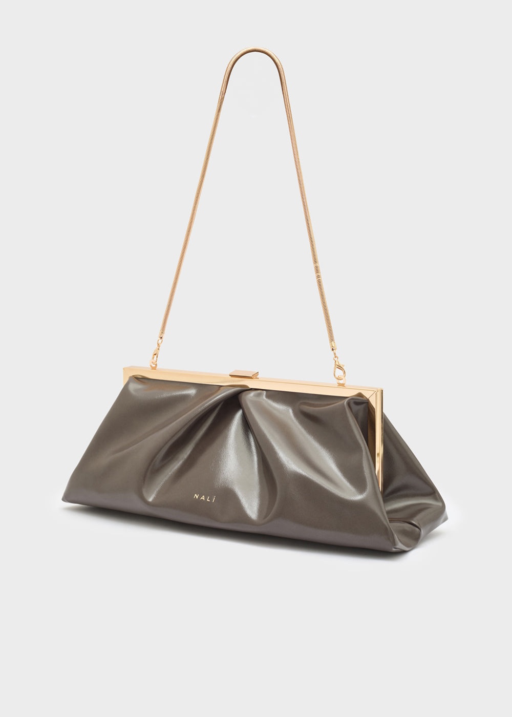 Alice gray clutch bag