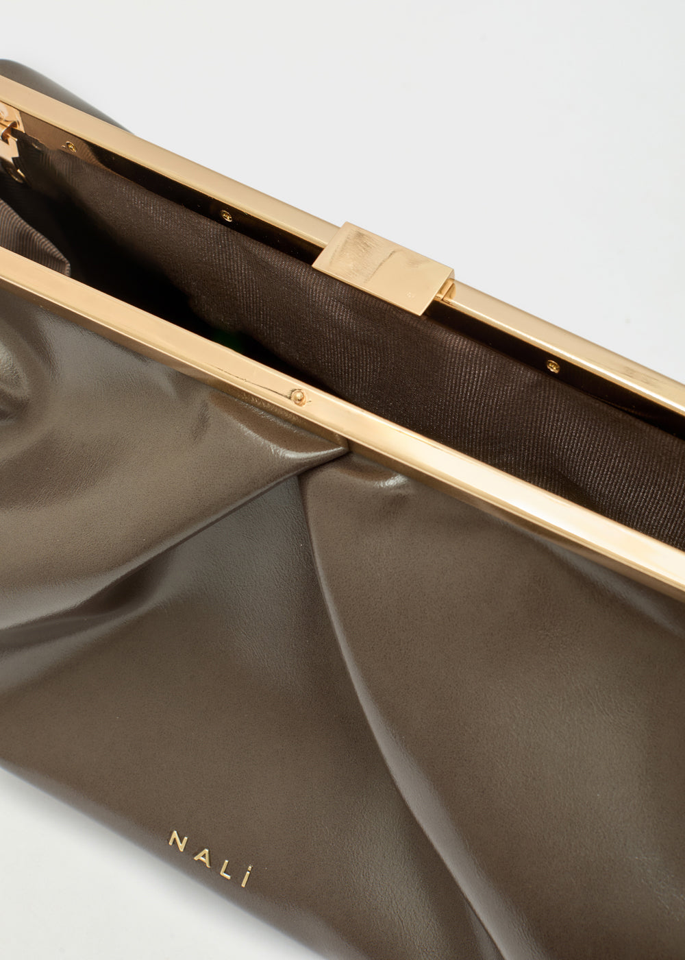 Alice gray clutch bag