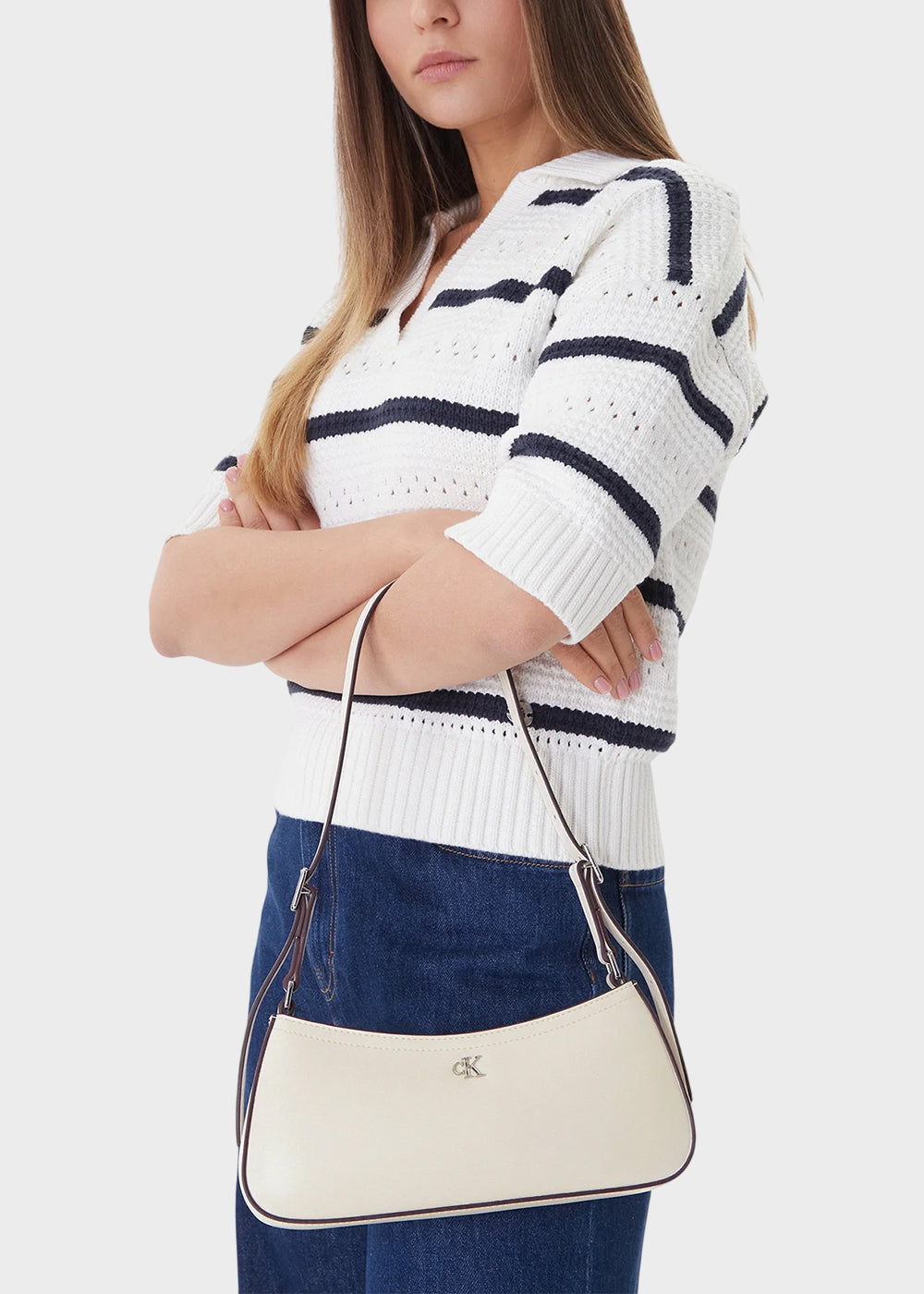 Borsa a spalla Small con logo-2
