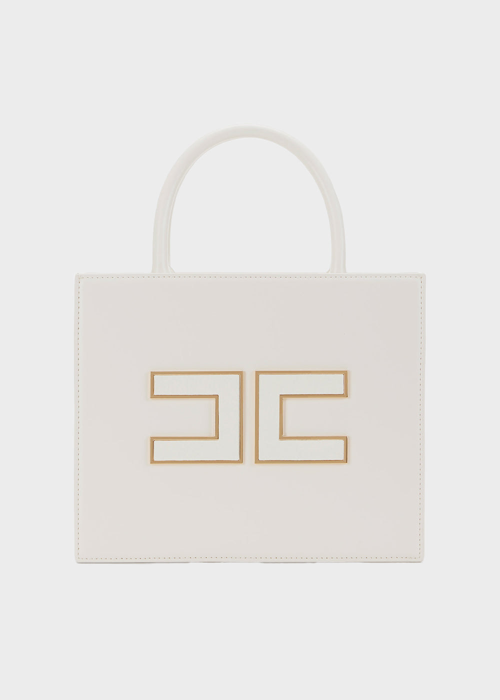 Borsa a mano media con tracolla e logo