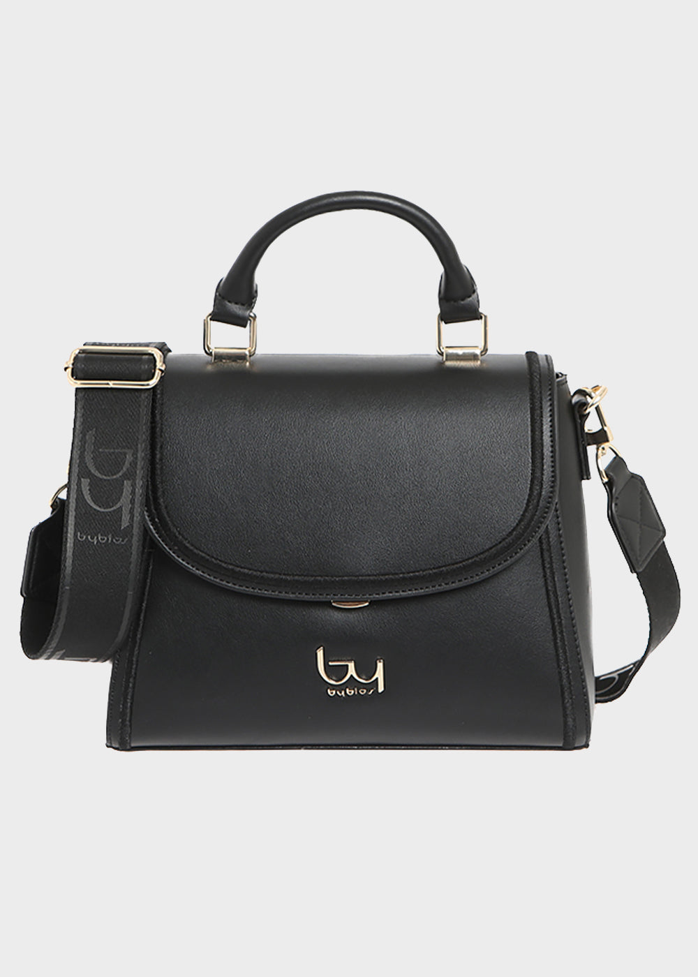 Orion handbag with shoulder strap and flap