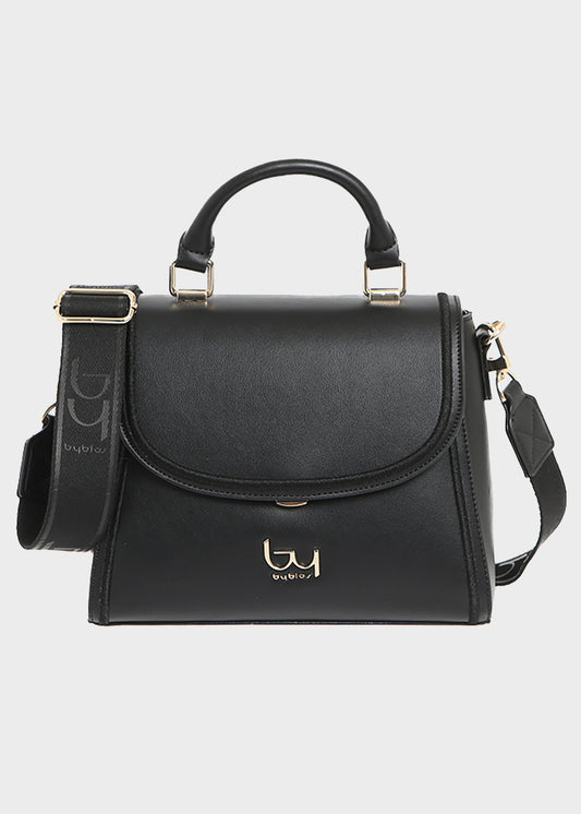 Orion handbag with shoulder strap and flap