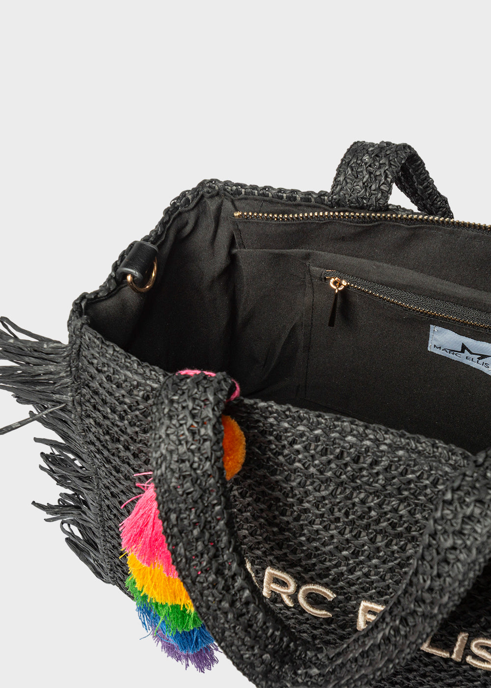 Borsa da Mare Buby S.Claire M in effetto rafia, con tracolla