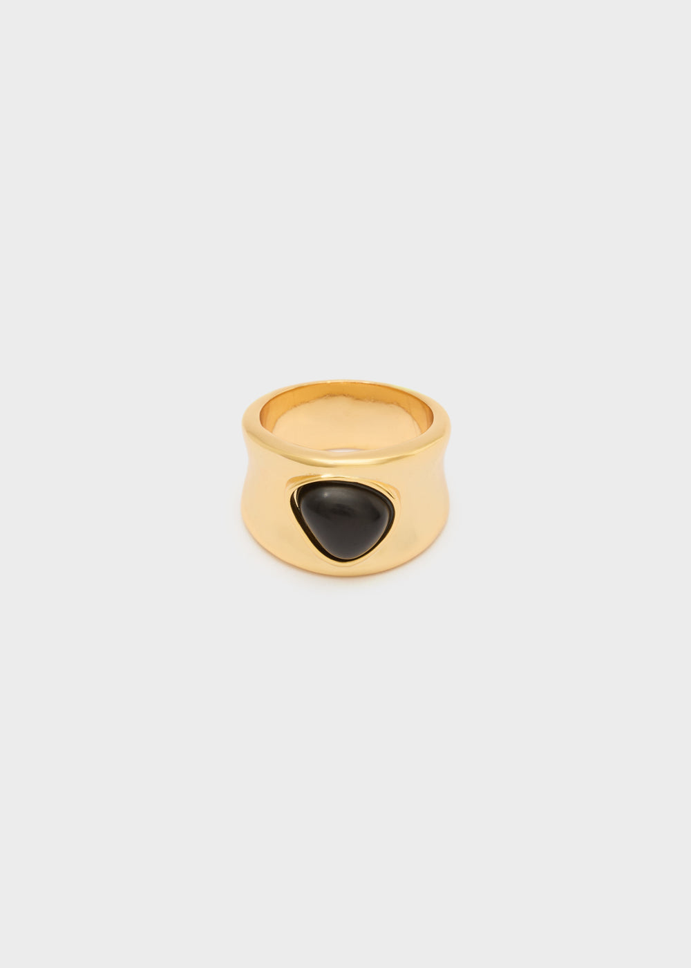 Thick ring with resin stone