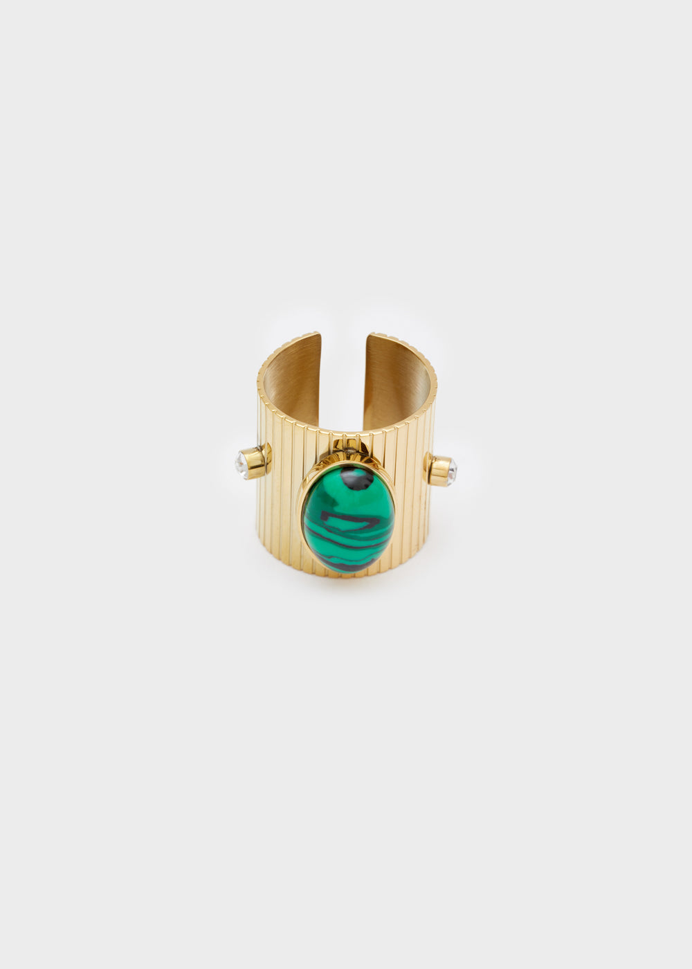 ANELLO DANA PIETRA VERDE