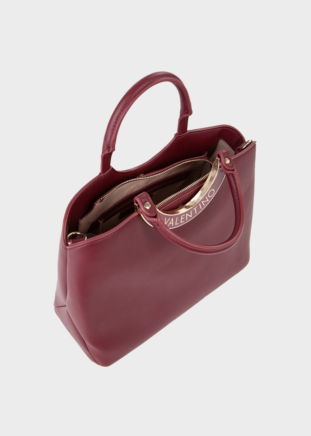 Borsa a mano con tracolla Wendy con dettagli metallici