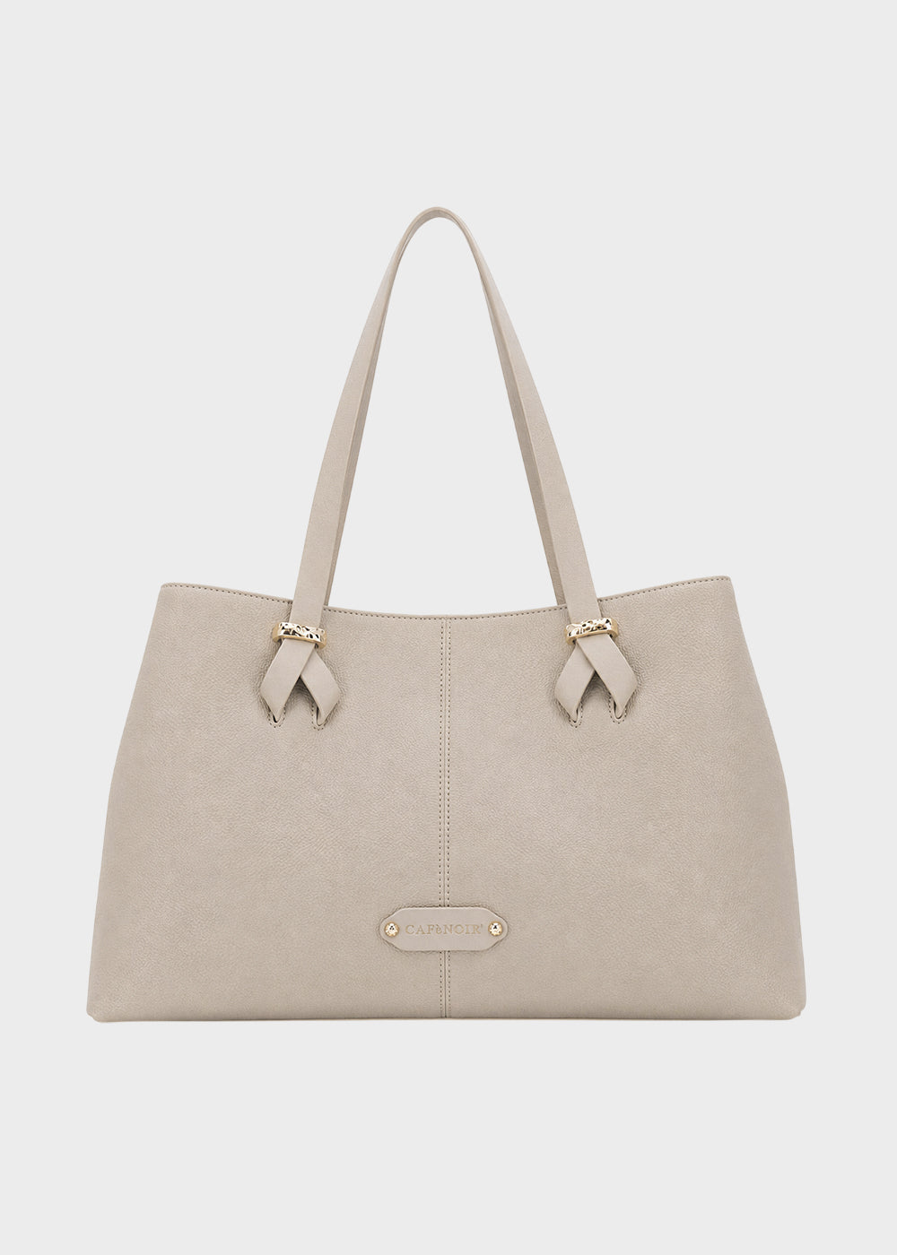 Borsa da spalla con logo frontale