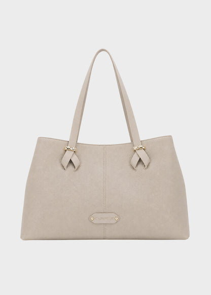Borsa da spalla con logo frontale