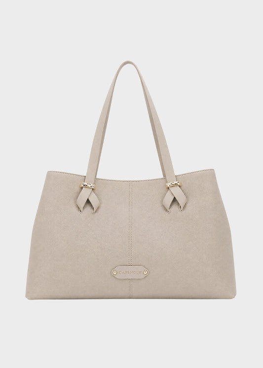 Borsa da spalla con logo frontale