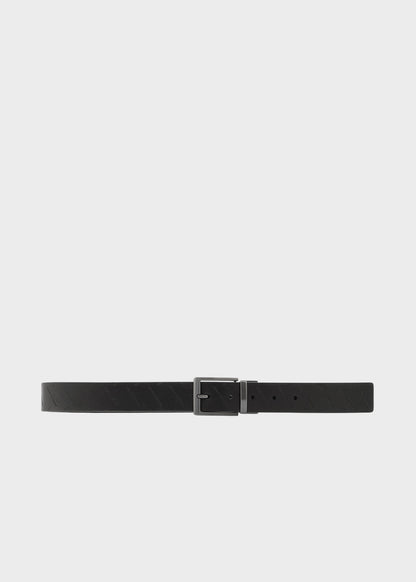 Cintura con Placca, reversibile (3,3 cm)