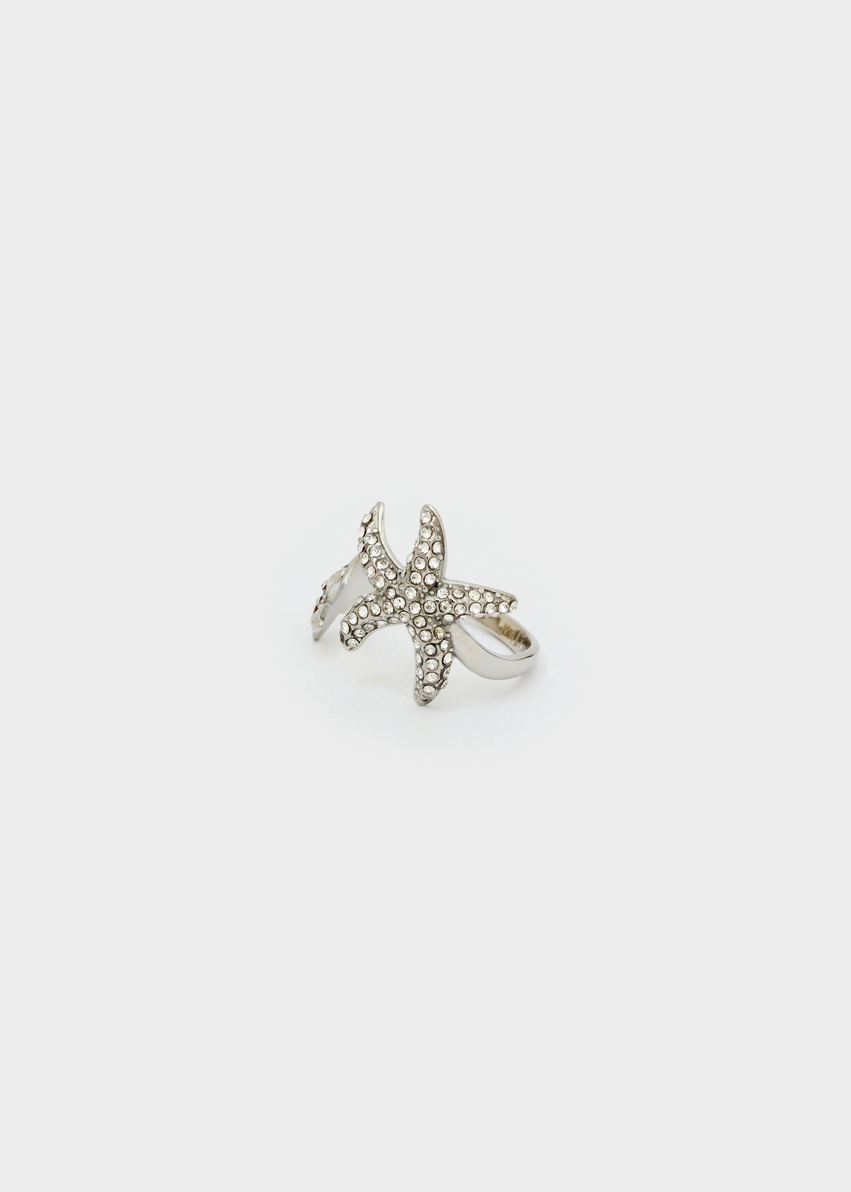 Anello in acciaio regolabile Stelle Marine