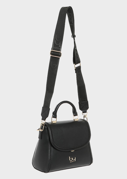 Orion handbag with shoulder strap and flap