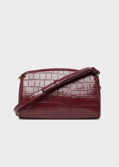 Jane Croco Shoulder Bag