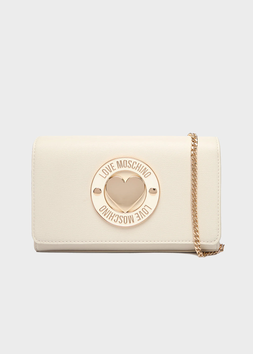 Borsa a tracolla con logo e cuore frontale