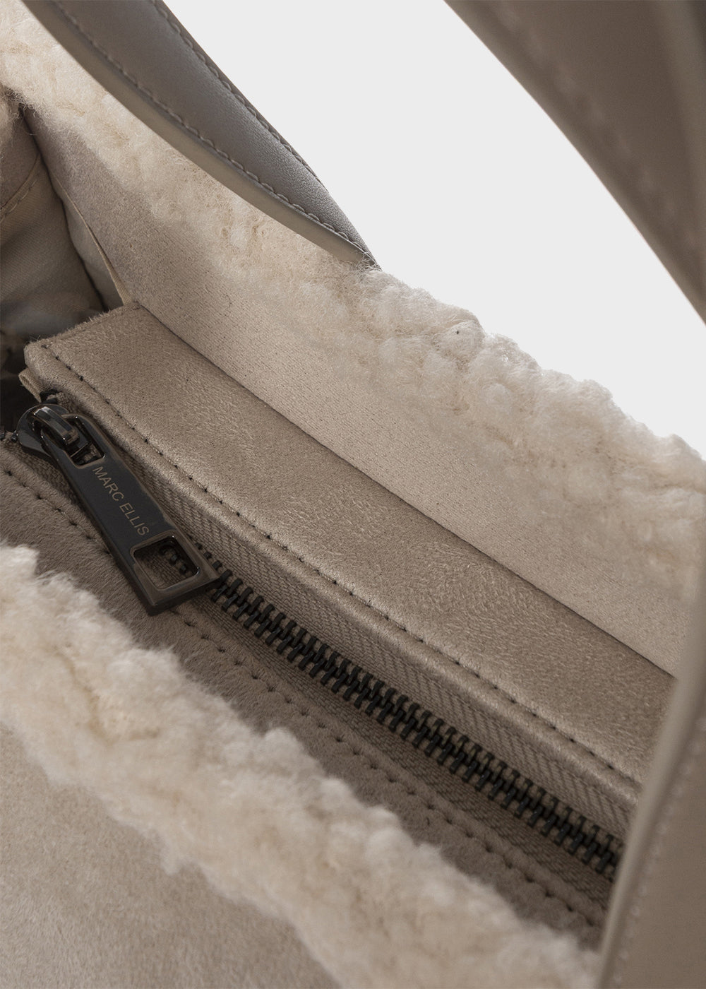 Buby Suede L Soft Handbag with Shoulder Strap