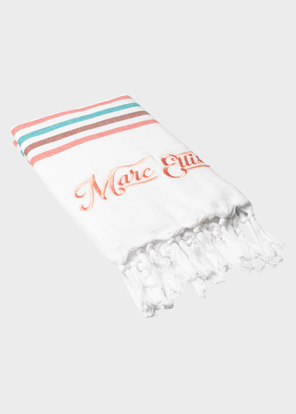 Telo da mare con Logo in cotone leggero