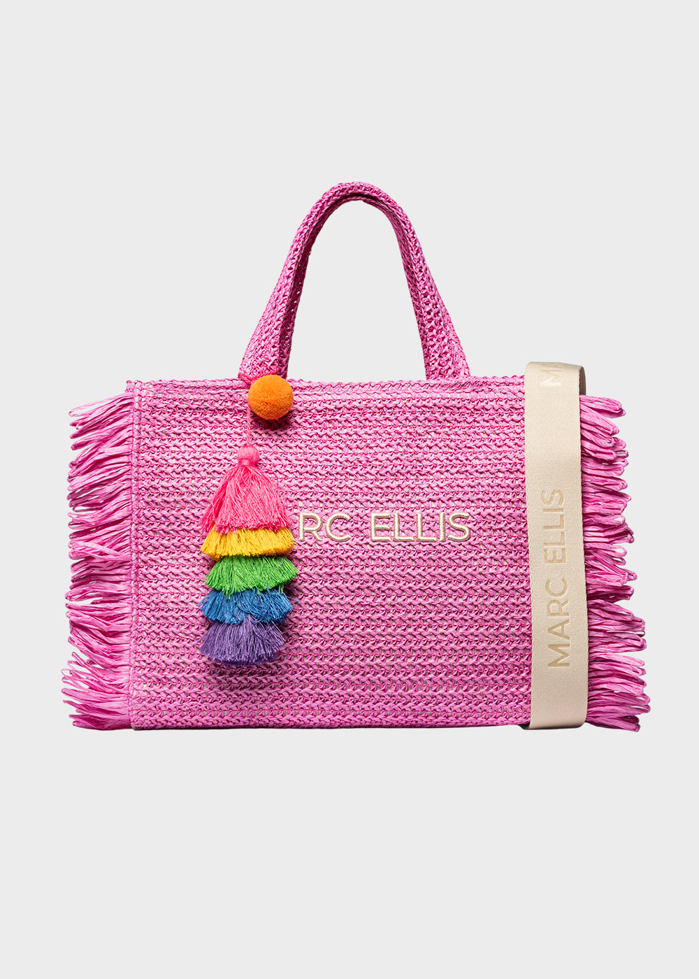 Borsa da Mare Buby S.Claire M in effetto rafia, con tracolla