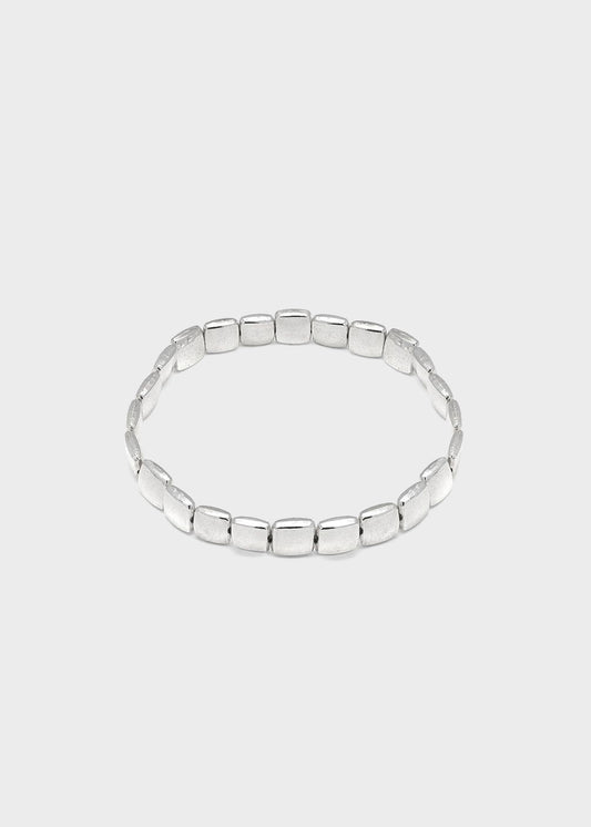 Bracciale Elastico Cubi Piatti