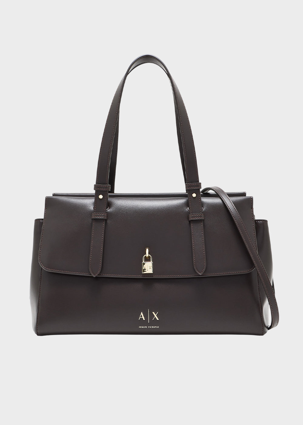 Borsa shopping Taylor Tote L con lucchetto decorativo e tracolla