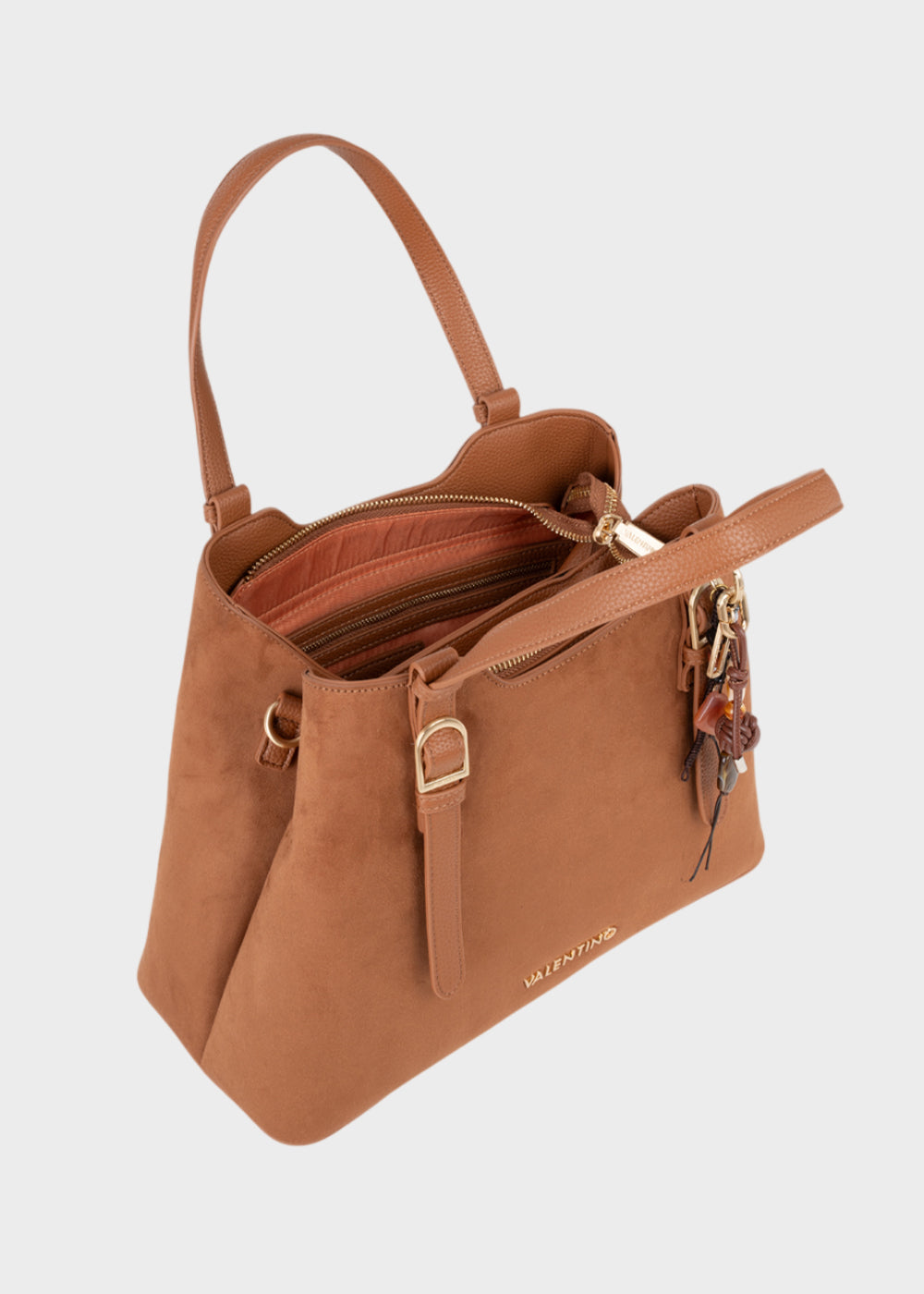 Borsa a mano Winnie Winter con tracolla, in camoscio sintetico-3