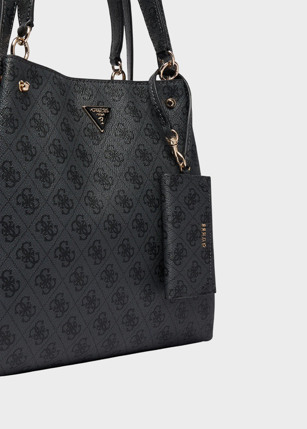 Borsa a tracolla Lorella Logo con manico e charm-3