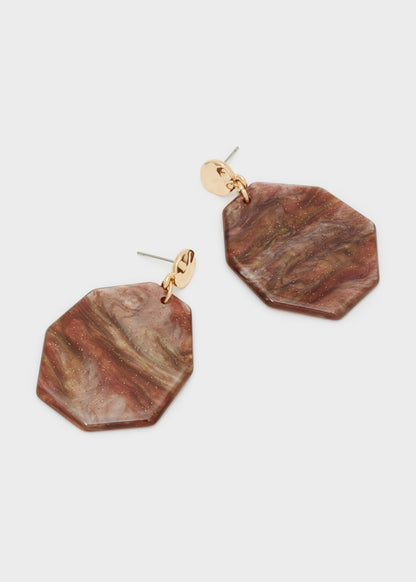 GEO RESIN EARRINGS