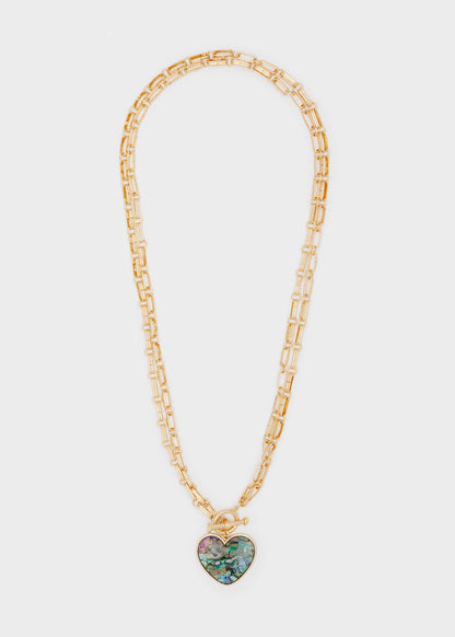 COLLANA LUNGA CON PENDENTE CUORE