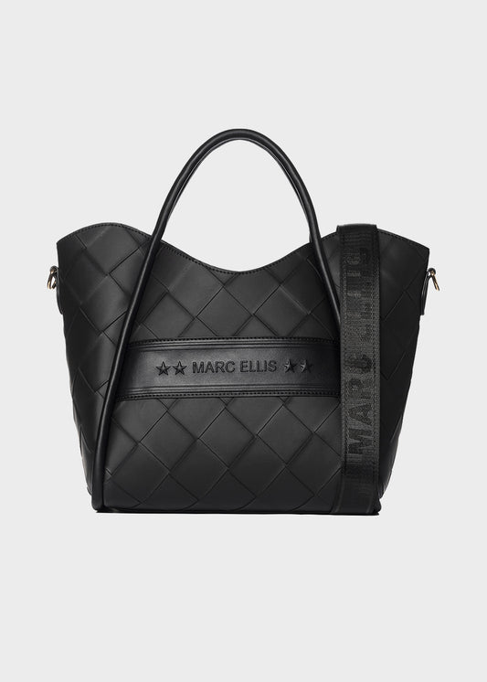 Basket Plait handbag with shoulder strap and internal bag