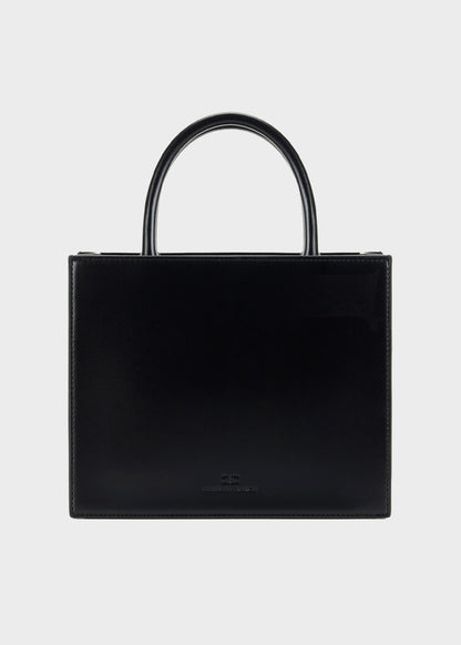Medium handbag with shoulder strap and logo