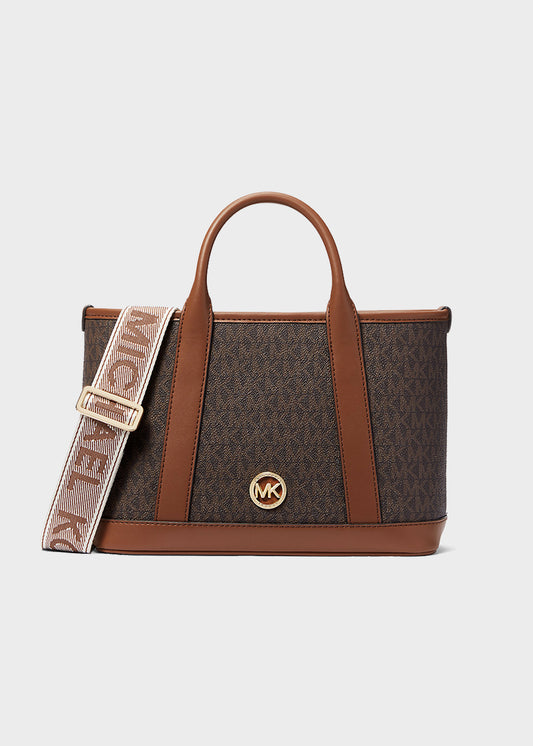 Luisa small handbag with logo