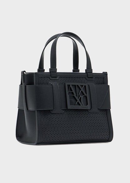 Borsa a mano con tracolla Susie Perforation Tote M