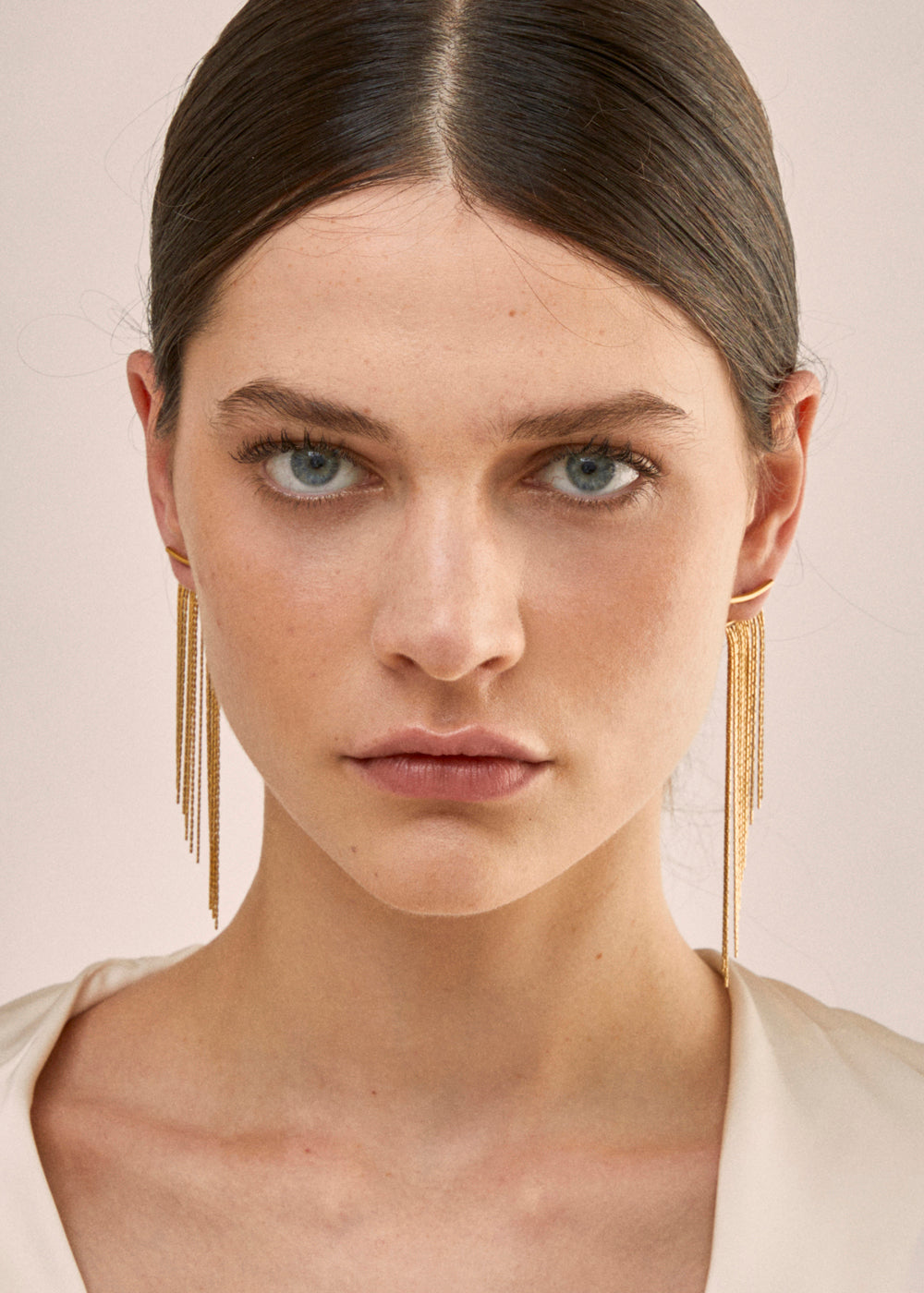 LONG FRINGED EARRINGS