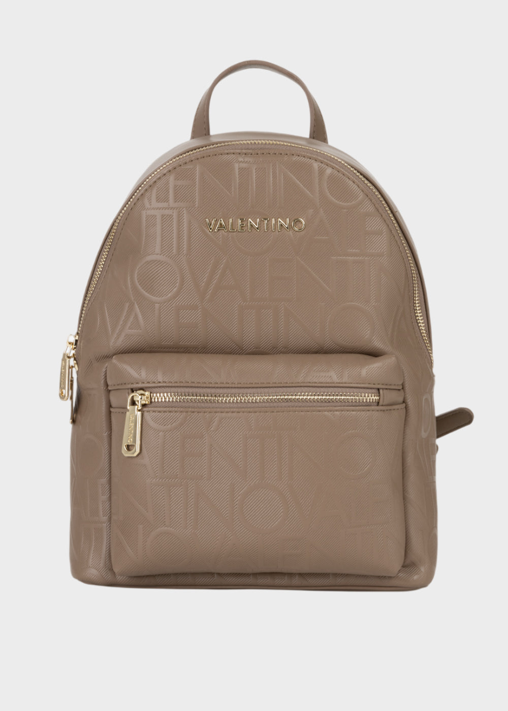 Zaino Ginevra Re con tasca frontale e logo all over