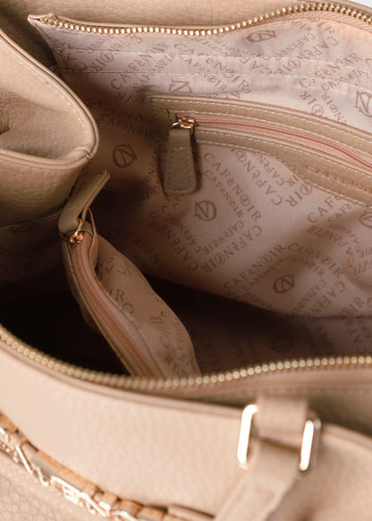 Shoulder bag with logo