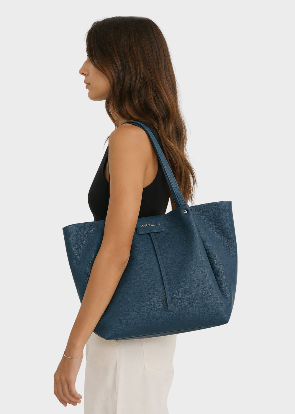 Borsa da spalla Laura Do, morbida in pelle con pochette interna