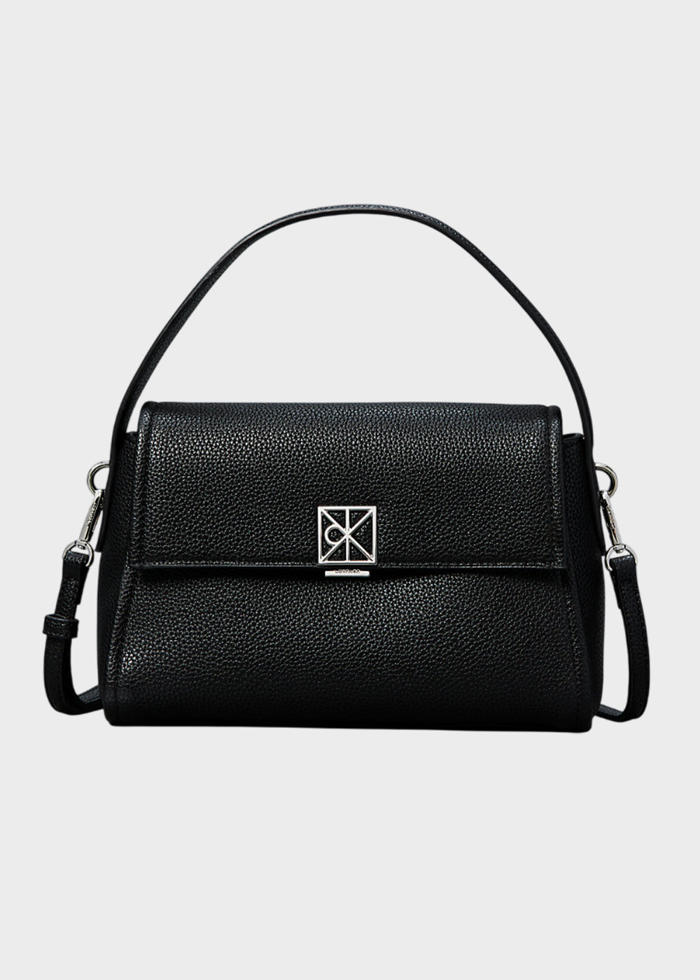 Borsa a mano con tracolla Emblem Pebble