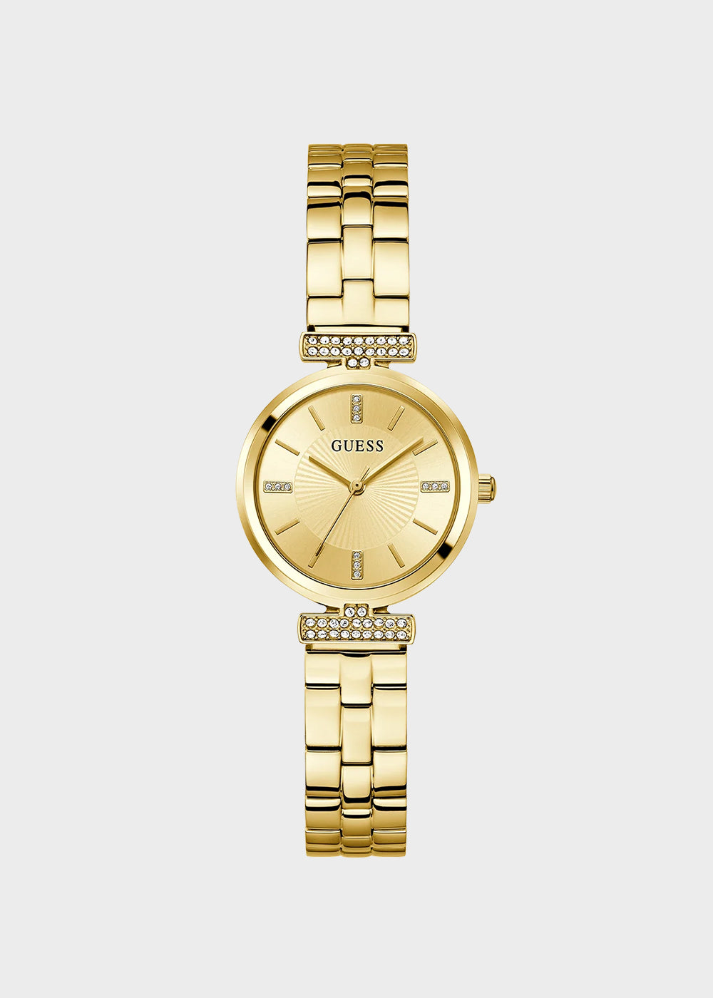 Orologio con pietre 28MM Gold Dial