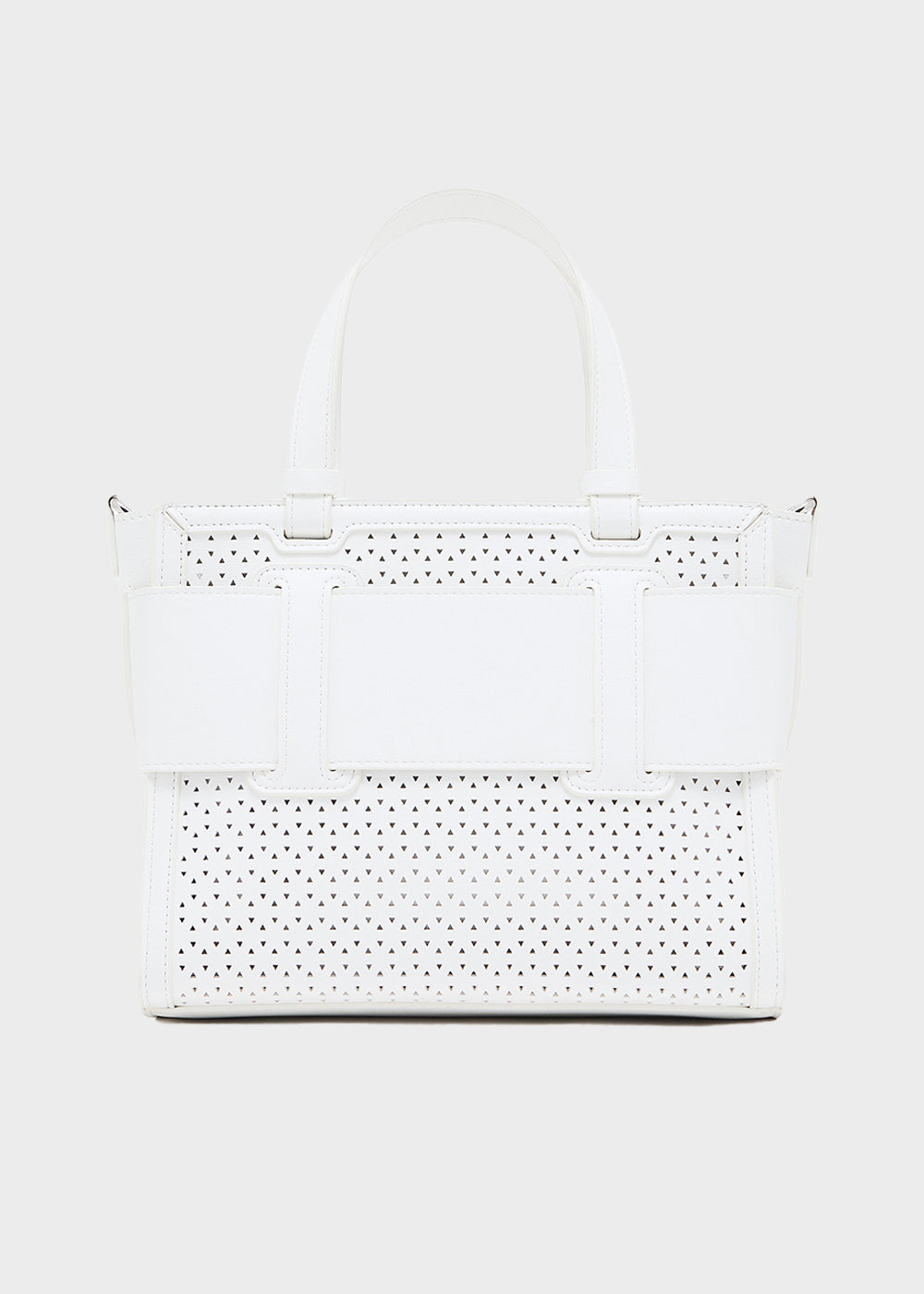 Borsa a mano con tracolla Susie Perforation Tote M